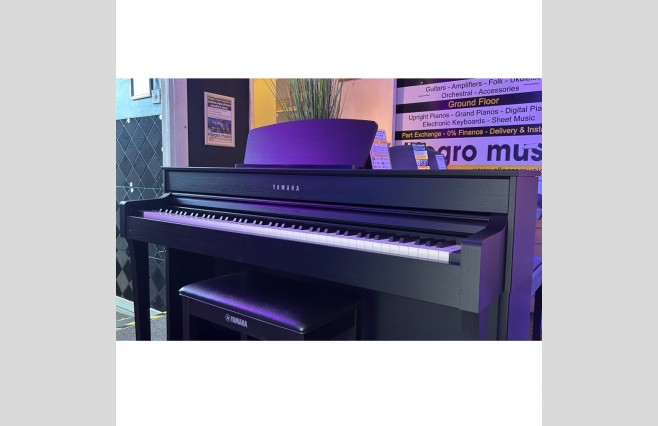 Yamaha CLP635 Black Satin Digital Piano, Used - Complete Package (SN:BCZP01013) - Image 4